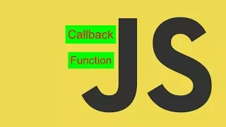 JavaScript tutorial for beginners - function callback JavaScript