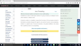 Difference between deadlock and livelock in Java multithreading javapedia net
