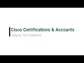 Cisco Certification Tracking Accounts - Issues Solved