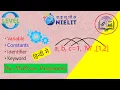 What is Variable Constants Identifier Keyword using comments Hindi By-