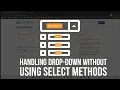 How to handle Drop-down without using Select Methods Tamil