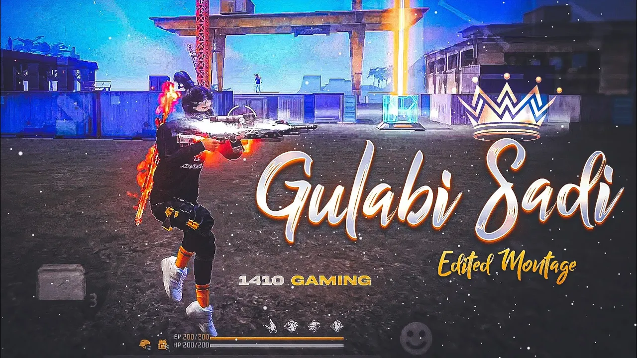 Gulabi Sadi Free Fire Montage | Trending Song 🔥| free fire song | free fire status