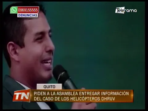 Piden a la asamblea entregar información del caso de los helicópteros DHRUV