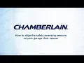How to Align the Safety Reversing Sensors on Your Chamberlain Garage Door Opener