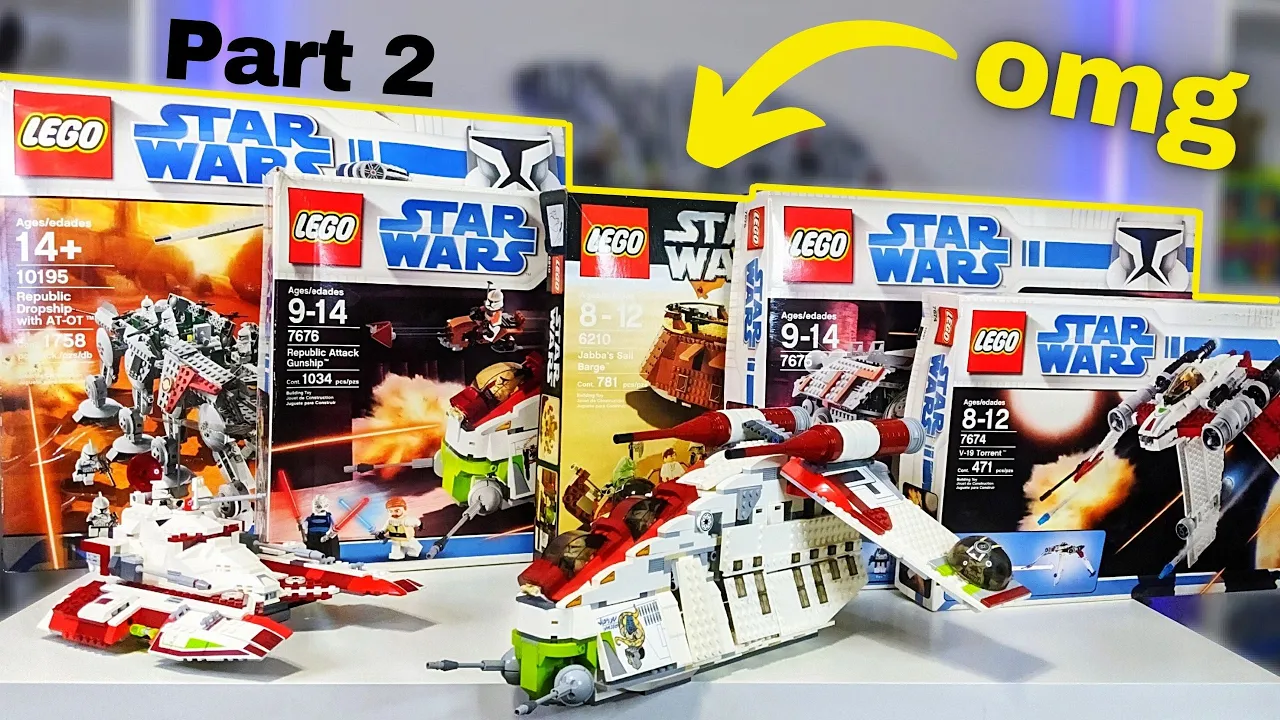 The Battle of Mantessa (p3) - Lego starwars stop motion (brickfilm)