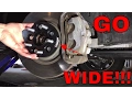 Wheel Spacer Black Lug Install BORA - Jeep Cherokee Trailhawk