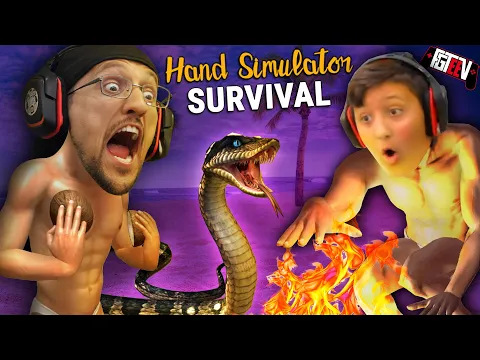 Download MP3 HAND SIMULATOR!  Do You Like My Coconuts?  Hahaha (FGTeeV Hilarious Survival Co-Op Game)