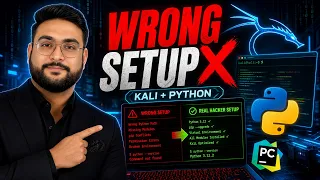 You re Setting Up Python WRONG Real Hacker Setup in Kali Linux Class 2