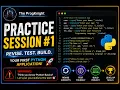 Python Practice Session Revision Quiz Mini Project Python for Beginners