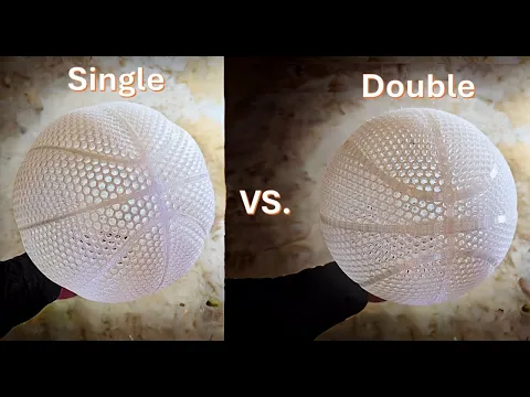 Download MP3 Single vs. Double lattice PEBA Airless Basketballs – Durability and Bounce!