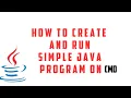 how to create and run simple java program simple java program java in tamil