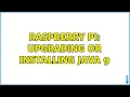 Raspberry Pi Upgrading or installing Java 9