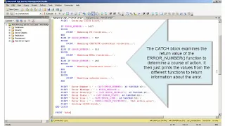 T-SQL tutorial Error Handling Full SQL Server Transact-SQL Course Introduction Lesson 9