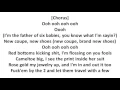 Young Thug - Daddy's Birthday Lyrics (Beautiful thugger girls) || FeliXplusHD