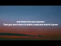 Luke Combs - Plant a Seed (Lyrics)