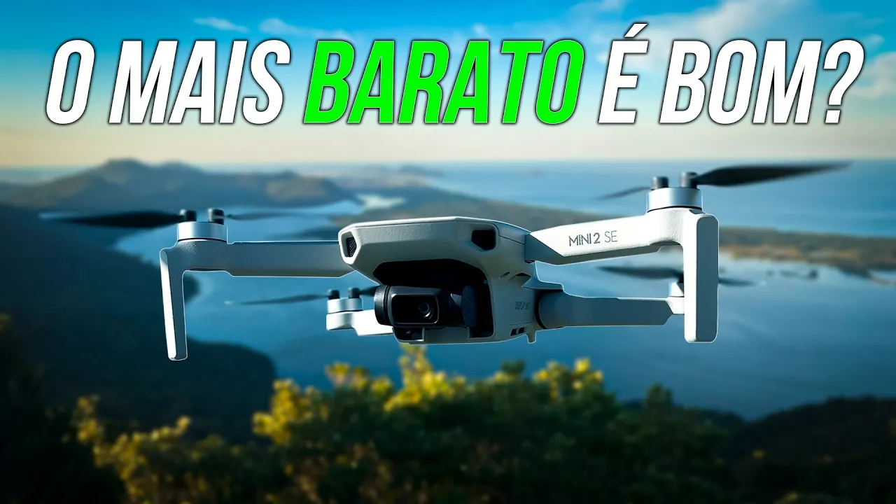 O MAIS BARATO da DJI! Análise do drone Mini 2 SE: 2.7K, 10Km e 31 minutos