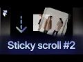 Framer for Starters Sticky scroll animation in less than 5 mins