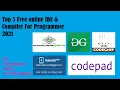 Best Top 5 Free Online IDE and Compilers For Programming 2021