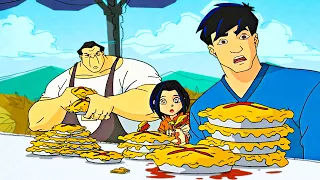Looking for the Hidden Talisman in a Pie-Eating Contest | Jackie Chan Adventures