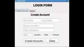 Python PyQt And SQL Login Form GUI