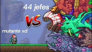 EL MUTANTE VS TODOS los JEFES de Terraria + Calamity mod