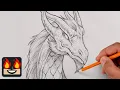 How To Draw a Dragon Step by Step Art Lesson