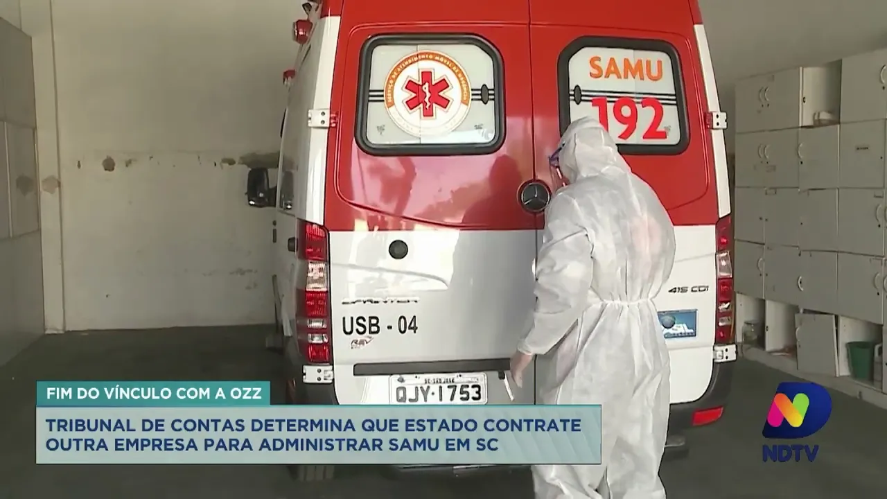 Tribunal de Contas determina que Estado contrate outra empresa para administrar Samu em SC
