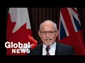 COVID-19: Ontario's top doctor doesn't recommend reintroducing mask mandates despite 6th wave | FULL