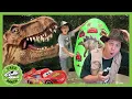 Download Lagu Giant Dinosaur Egg With Toys! +35 Minutes of T-Rex Ranch Videos For Kids!