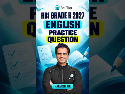 RBI Grade B 2027 English: Articles Practice Question