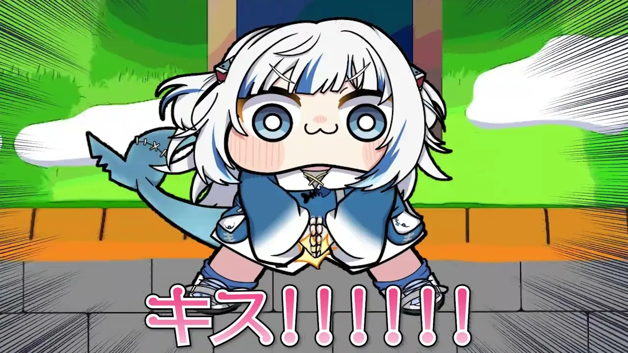 【手描き】シオンが好きすぎておじさん化するぐら【がうる・ぐら/紫咲シオン/ホロライブ/切り抜き/ハルノコ】