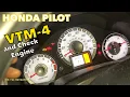 Honda Pilot VTM-4 and check engine light popped up code P145c P0497 low purge detected