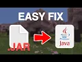 How to open Java files in Windows - Run JAR Files Minecraft