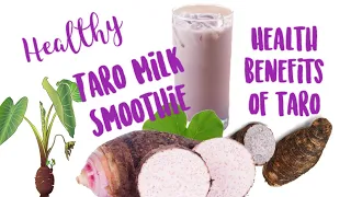 Download HOW TO MAKE TARO MILK SMOOTHIE|| SUPER EASY AND HEALTHY MP3