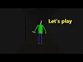 Let s play baldi s basics mod