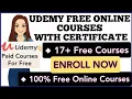 Udemy Free Online Courses With Free Certificate Udemy Paid Courses For Free With Certificate
