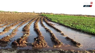 فتح ساقية الري في ريف حمص الشمالي يعيد الحياة لللأراضي الزراعية بعد من قبل قوات النظام 