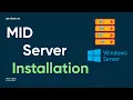 ServiceNow Discovery - MID Server Installation
