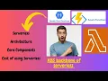 Serverless Architecture Components and Cost with cloud provider