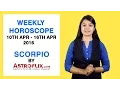 Scorpio Weekly Horoscope 10th Apr - 16th Apr 2016 by GaneshaSpeaks com