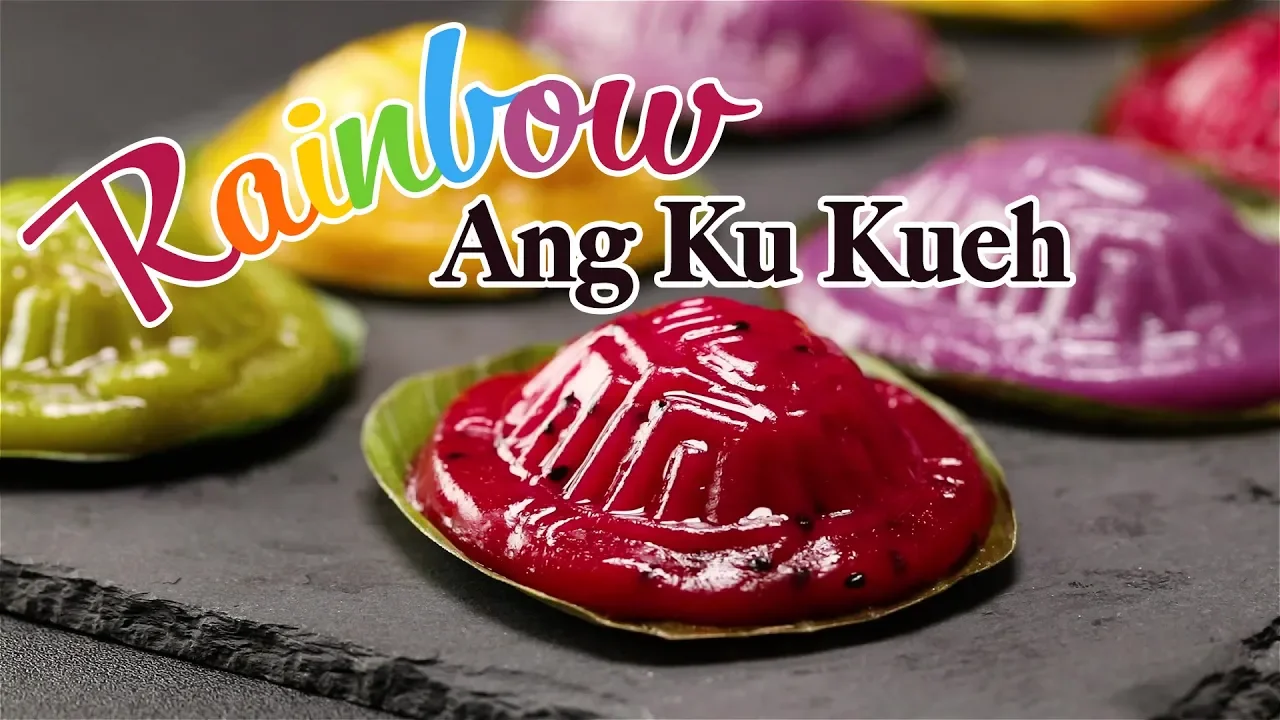 How To Make Rainbow Ang Ku Kueh