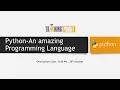Python from Scratch Orientation Class