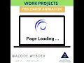 HTML CSS Preloader Animation ACode Free source code