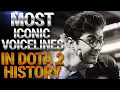 BEST \u0026 MOST ICONIC Chat Wheel Voicelines in Dota 2 History