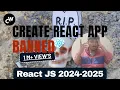 BIGGEST NEWS Create React App CRA is ly Deprecated What s Next