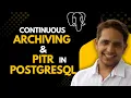 PostgreSQL Crash Course Day 15 Continuous archiving and PITR in PostgreSQL