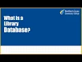 What is a Library Database