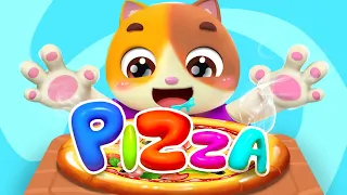 Learn ABCs with Pizza | ABCD Song | Nursery Rhymes & Kids Songs | Mimi and Daddy