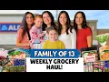 HUGE 400 Grocery Haul at Aldi Discount Store Military Family of 13