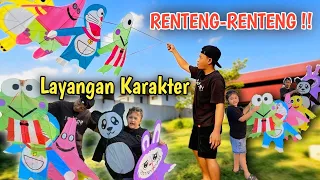 EKSPERIMEN RENTENG RENTENG LAYANGAN KARAKTER !!!